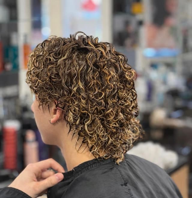 Hair colour and styling result at Bita Hair Studio