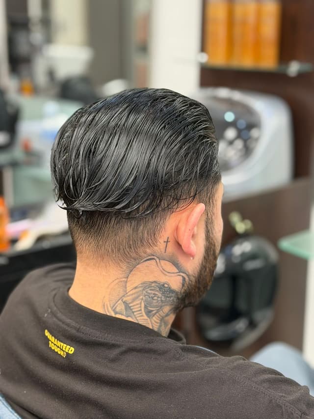 Hair colour and styling result at Bita Hair Studio