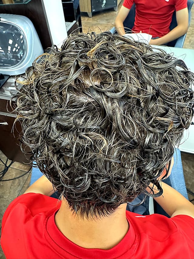 Hair colour and styling result at Bita Hair Studio